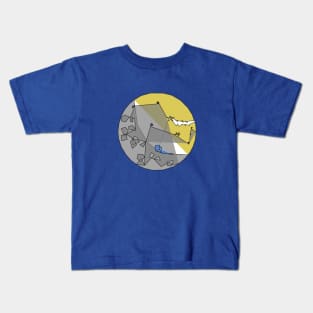 Watching the stars Kids T-Shirt